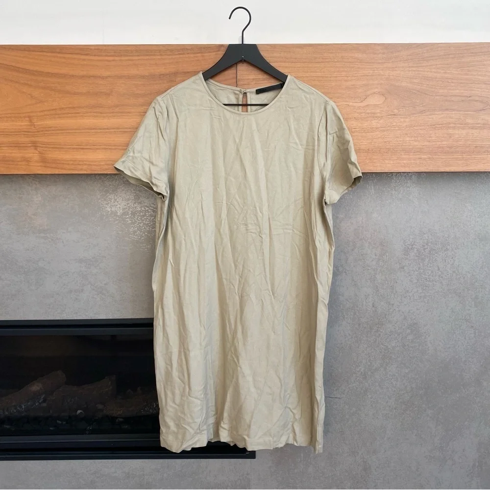 Jenni Kayne Crepe T-shirt Dress, Size L